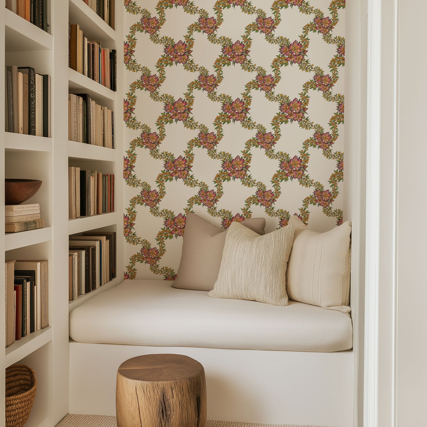 Confetti Blossom Garland Wallpaper