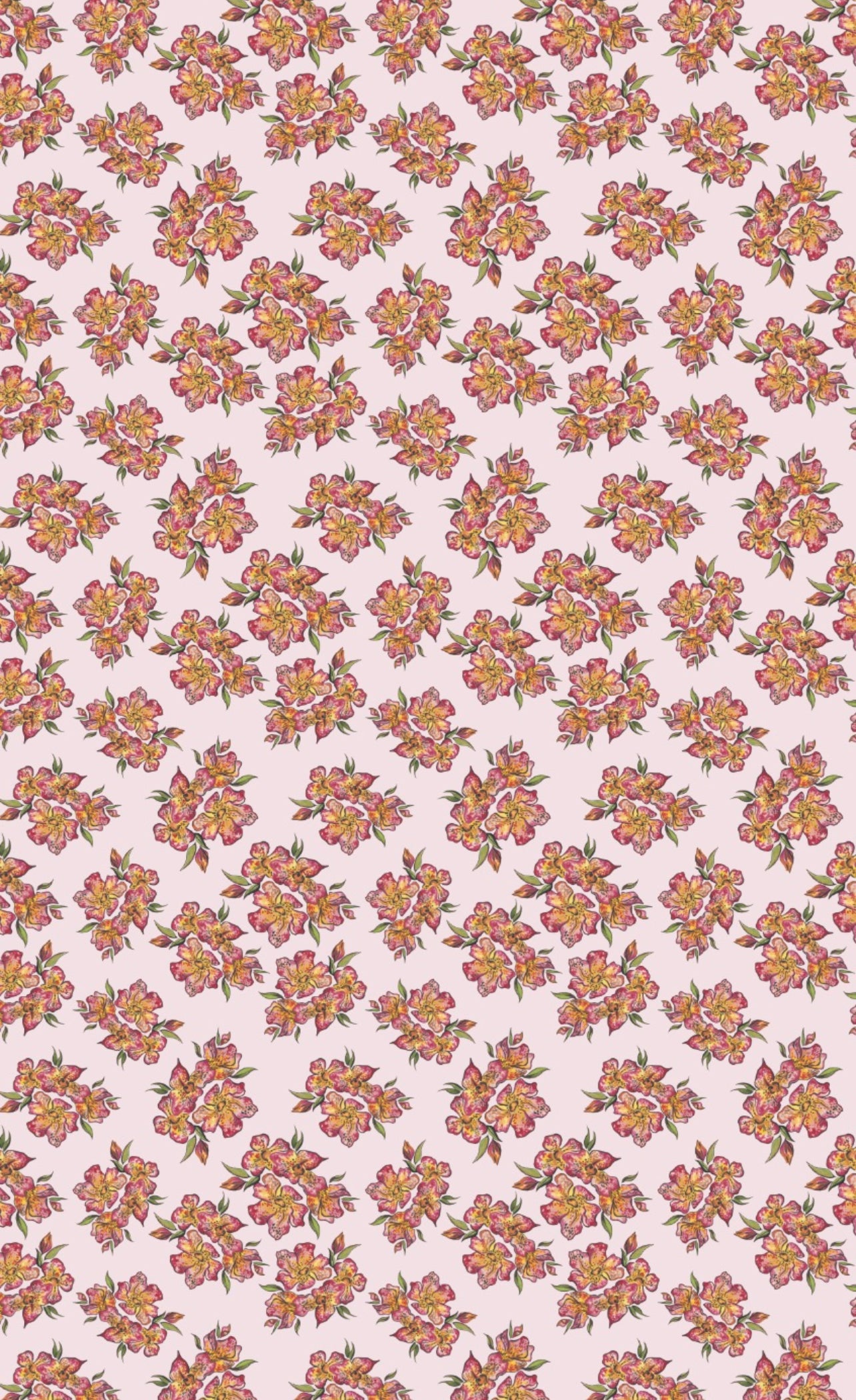 Fleurie Pale Pink Wallpaper