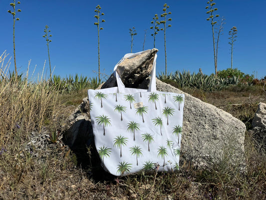 Boulevard Palms Tote Bag