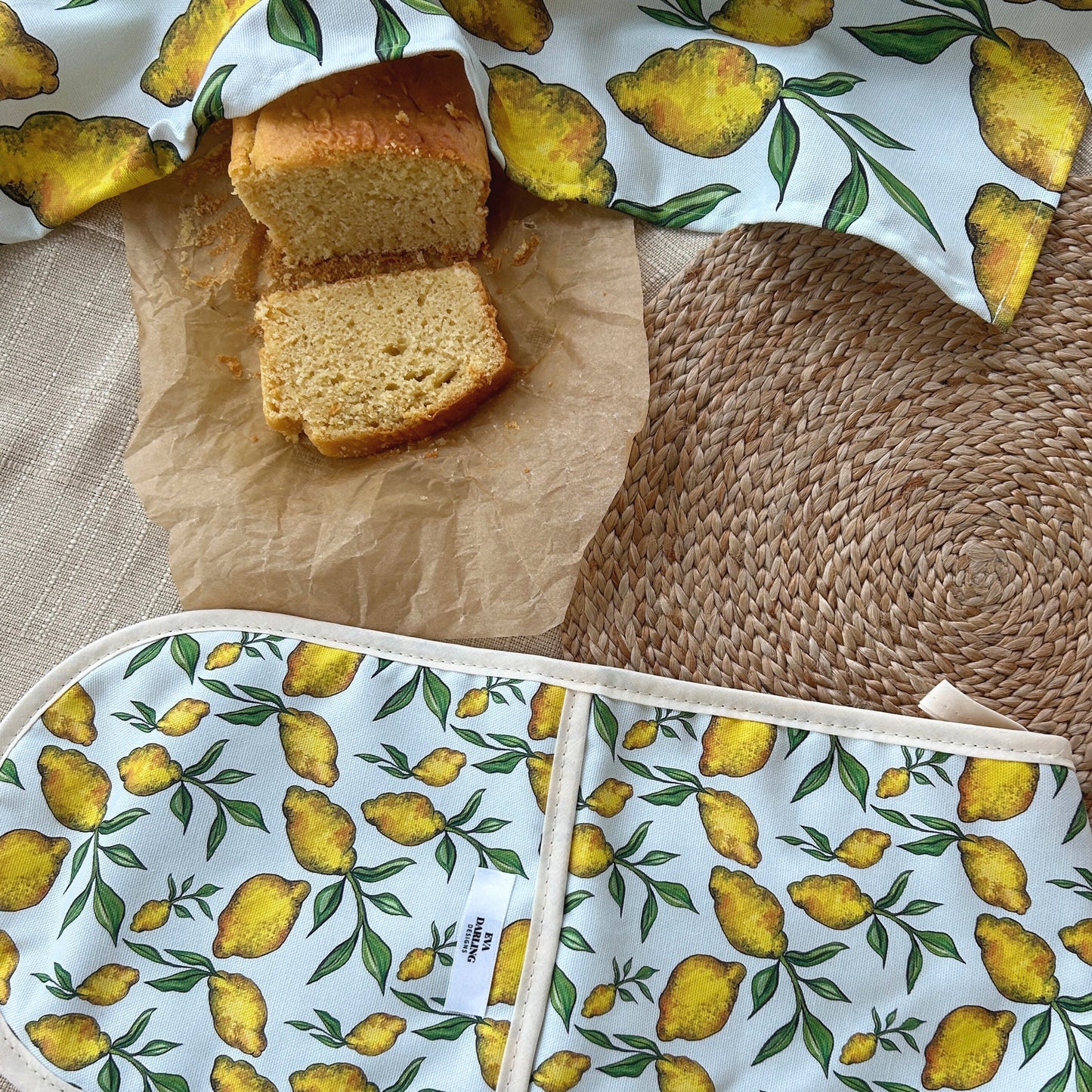 Amalfi Lemons Tea Towel