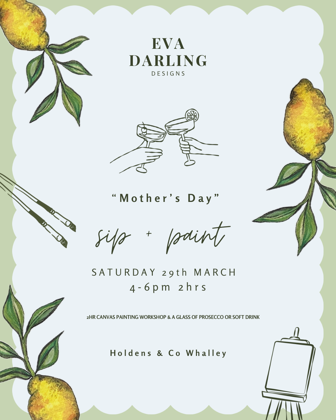 Mother’s Day Sip & Paint - 29/03/2025